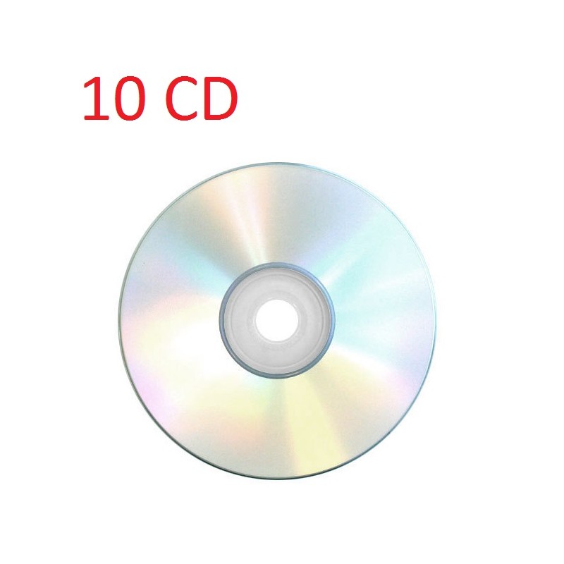 10 CD vierge