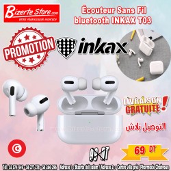 Ecouteurs Bluetooth INKAX T03