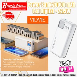 Power Bank Vidvie 20000 mAh...