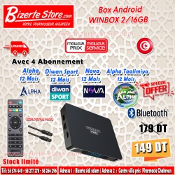 Box TV Android Winbox  2 Go...