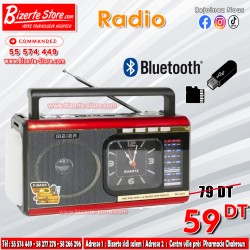 Radio FM et Bluetooth