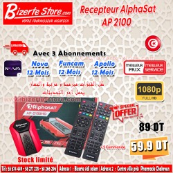 Récepteur Alphasat-2100HD