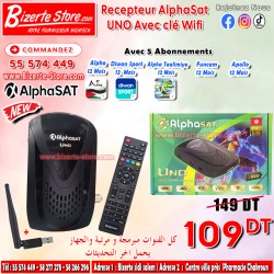 Récepteur Alphasat UNO avec...