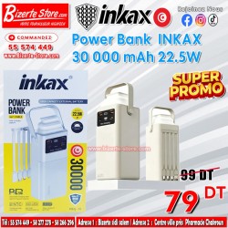 Power Bank INKAK 30000 mAh...