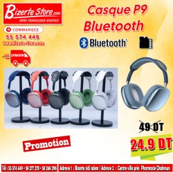 Casque MP3 Bluetooth P9