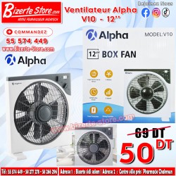 Ventilateur Alpha V10  -  12’’