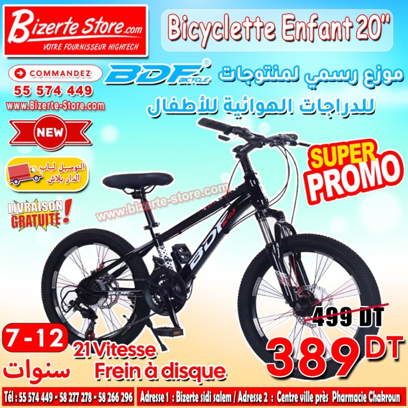 Bicyclette Vitesse   Enfant BDF Taille 20