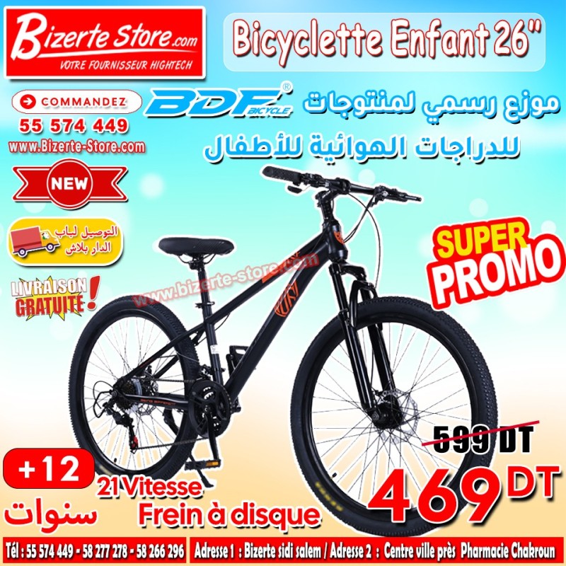 Bicyclette Vitesse BDF Taille 26
