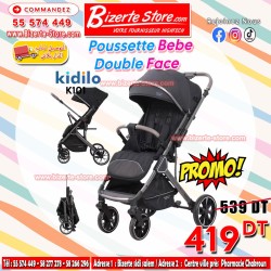 Poussette Bébé  Réversible Kidilo K101