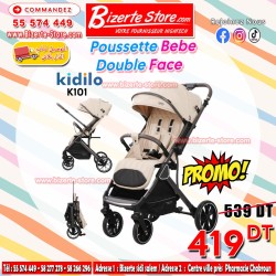Poussette Bébé  Réversible Kidilo K101