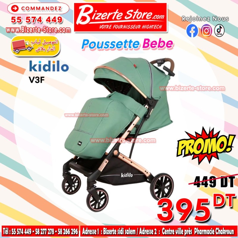 Poussette Bébé Kidilo V3F