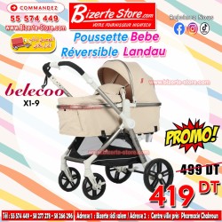 Poussette Landau Bébé Belecoo X1-9