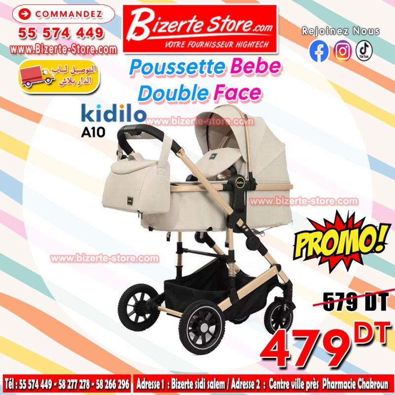 Poussette Landau Bébé Kidilo A10