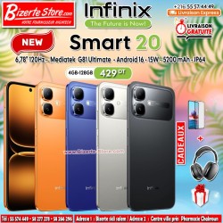 Smartphone Infinix Smart 20 4Go 128Go