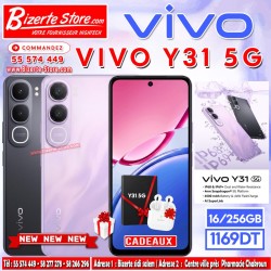 Smartphone Vivo Y31 5G 16Go 256Go