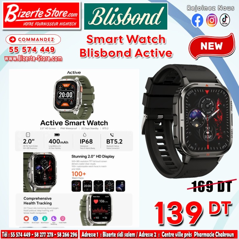 Smart Watch Blisbond Active