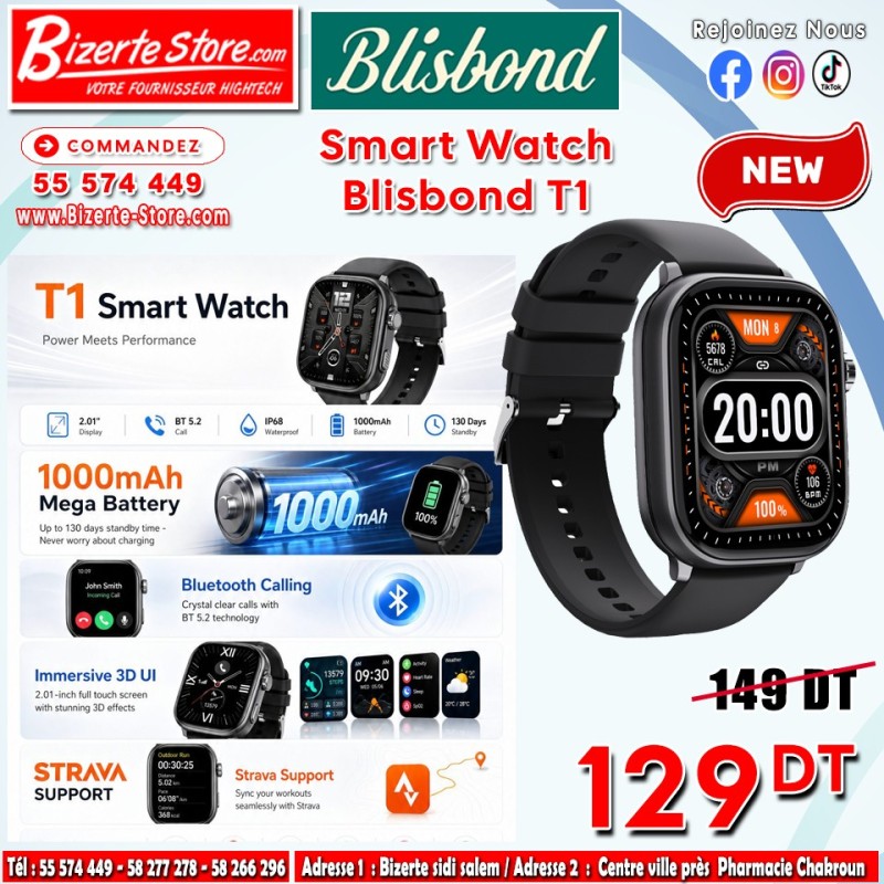 Smart Watch Blisbond T1