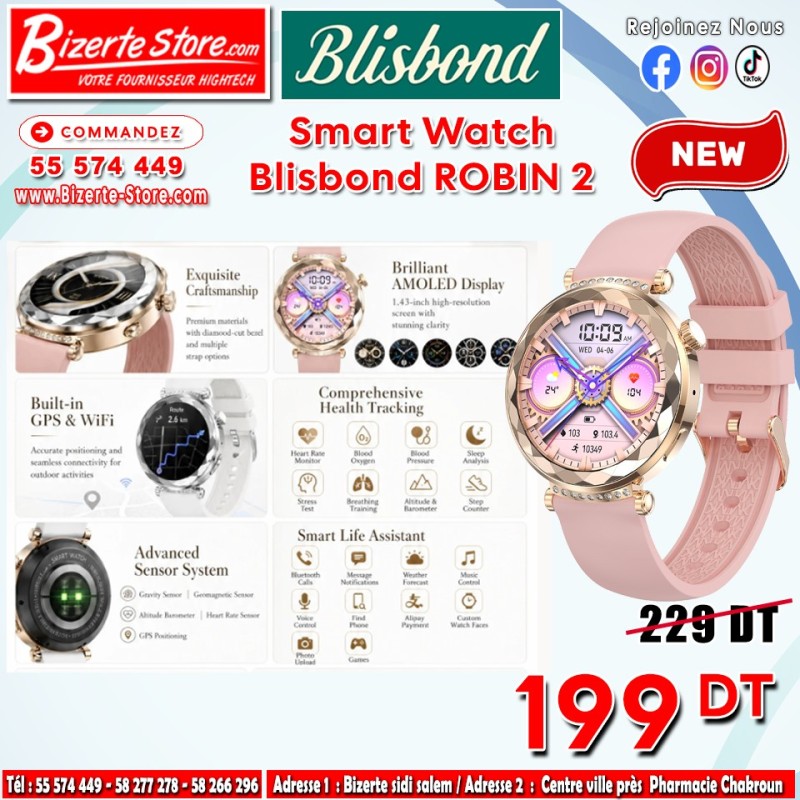 Smart Watch Blisbond ROBIN 2