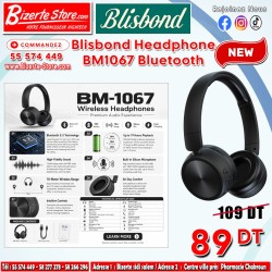 Casque Bluetooth  Blisbond BM1067
