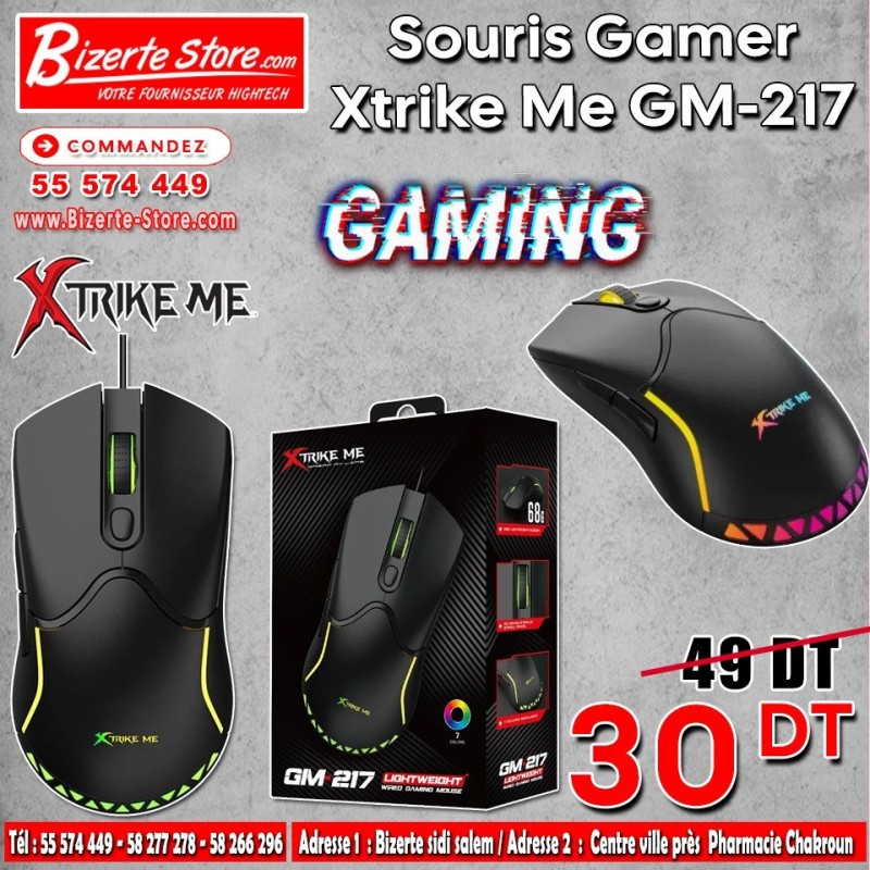 Souris Gamer  Xtrike ME GM-217