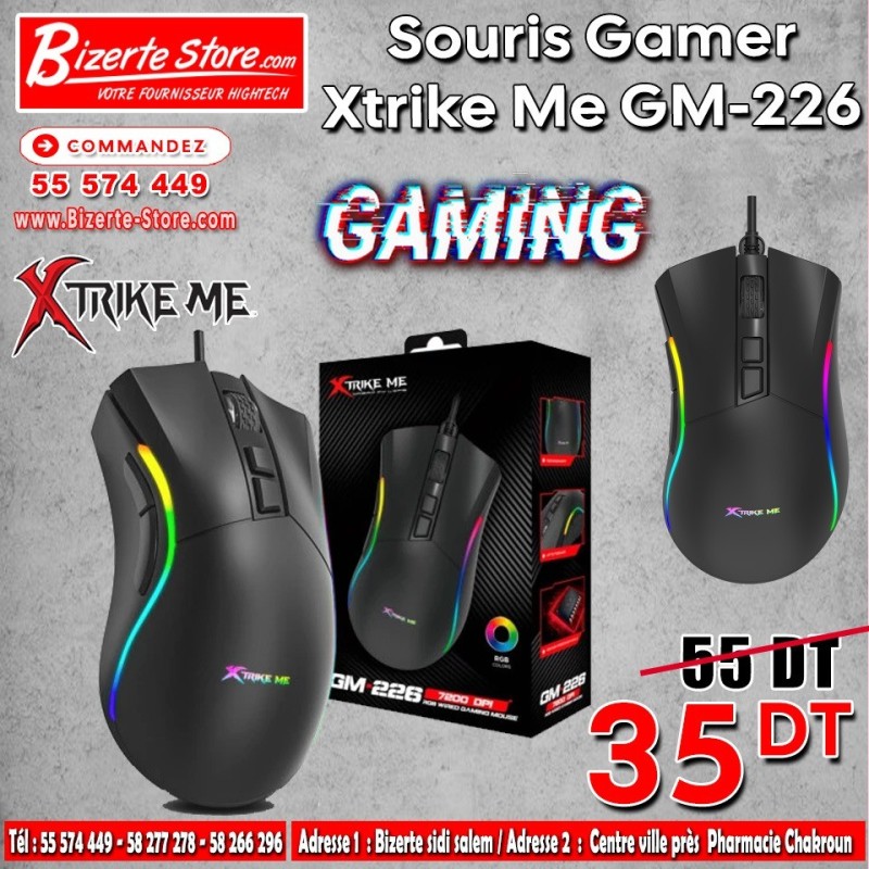 Souris Gamer Xtrike ME GM-226