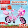 Bicyclette pour enfants 12'' Pouces Rose