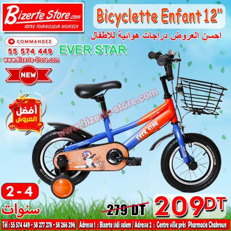 Bicyclette pour enfants Ever Star 12'' Pouces