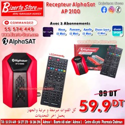 Récepteur Alphasat AP 2100
