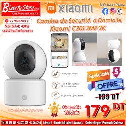 Caméra de surveillance d'intérieur Xiaomi C301
