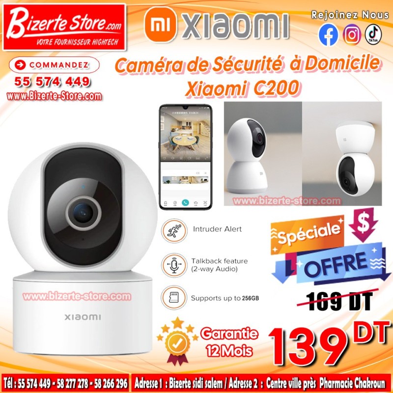 Caméra de surveillance d'intérieur Xiaomi C200