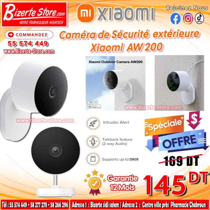 Caméra de surveillance d'extérieur Xiaomi  AW200