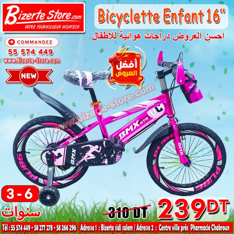 Bicyclette pour enfants  16'' Pouces