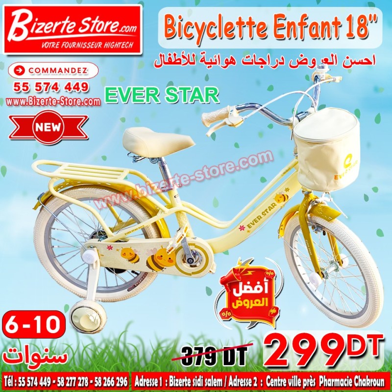 Bicyclette pour enfants Ever Star  18'' Pouces