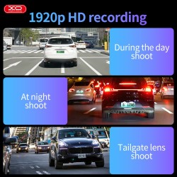 Caméra de Voiture XO XJ03, vidéo HD 1080P Batterie 200 mAh