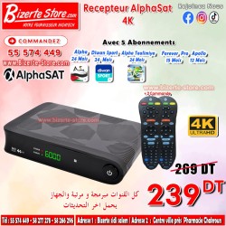 Récepteur Alphasat 4K