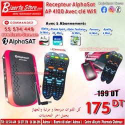 Récepteur Alphasat AP 4100 Avec Clé Wifi
