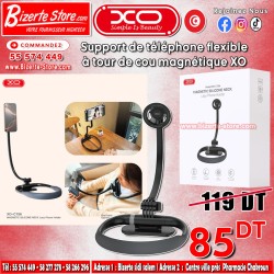 Support de téléphone flexible à tour de cou magnétique XO