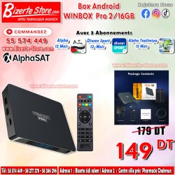 Box Android  WINBOX  Pro 2/16GB