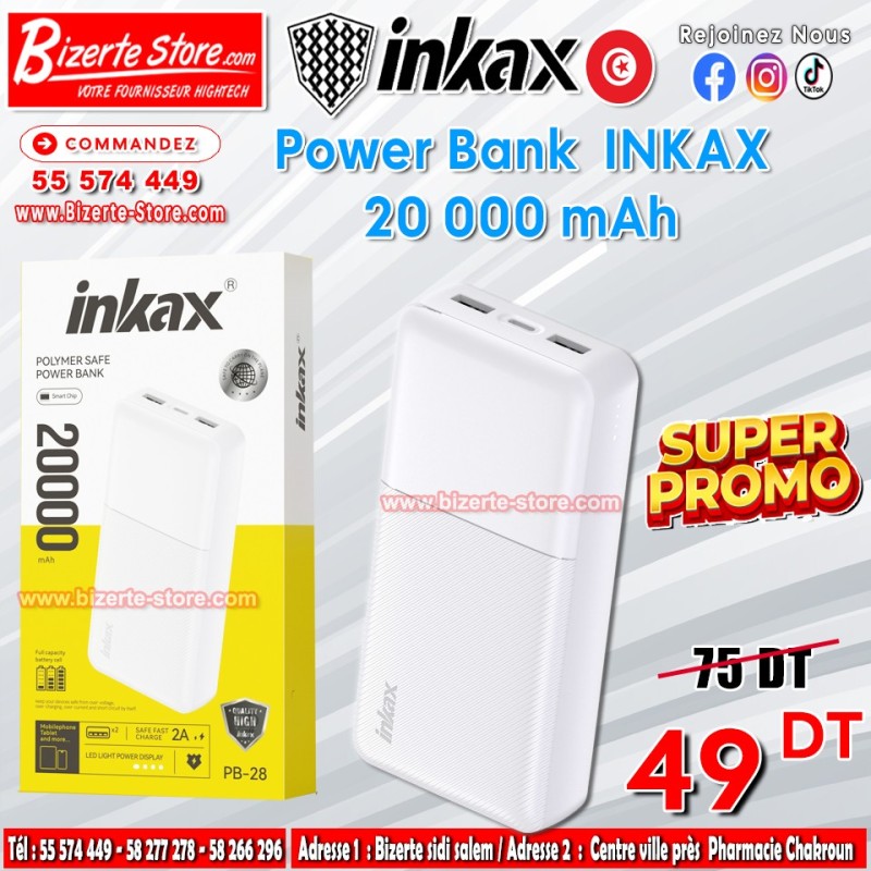 Power Bank inkax  20 000 mAh