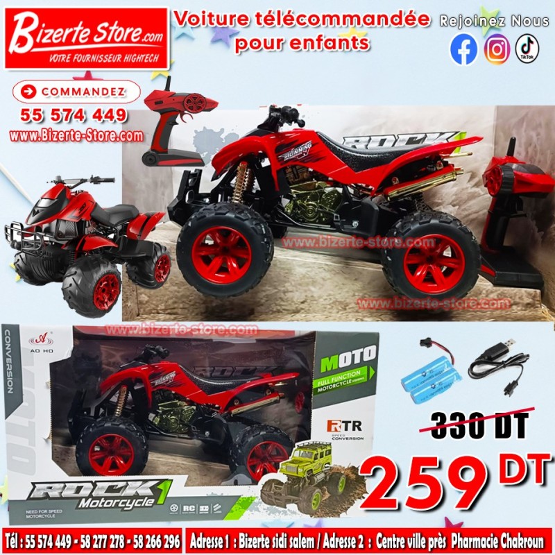 Quad télécommandée pour enfants