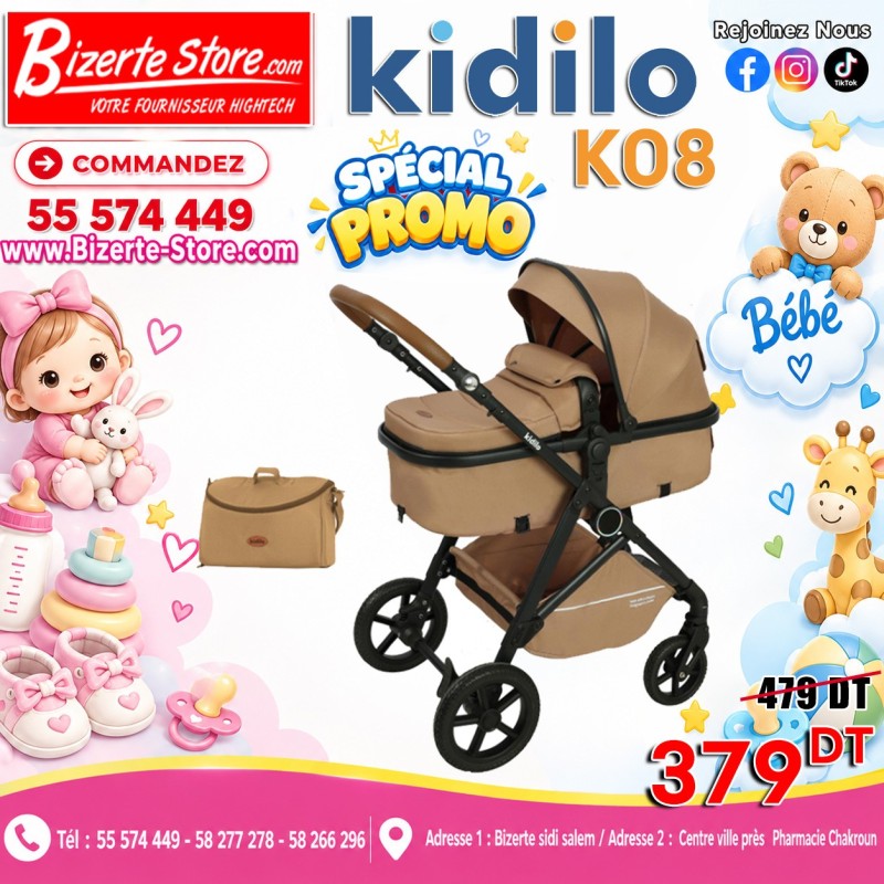 Poussette Landau Bébé Kidilo K08