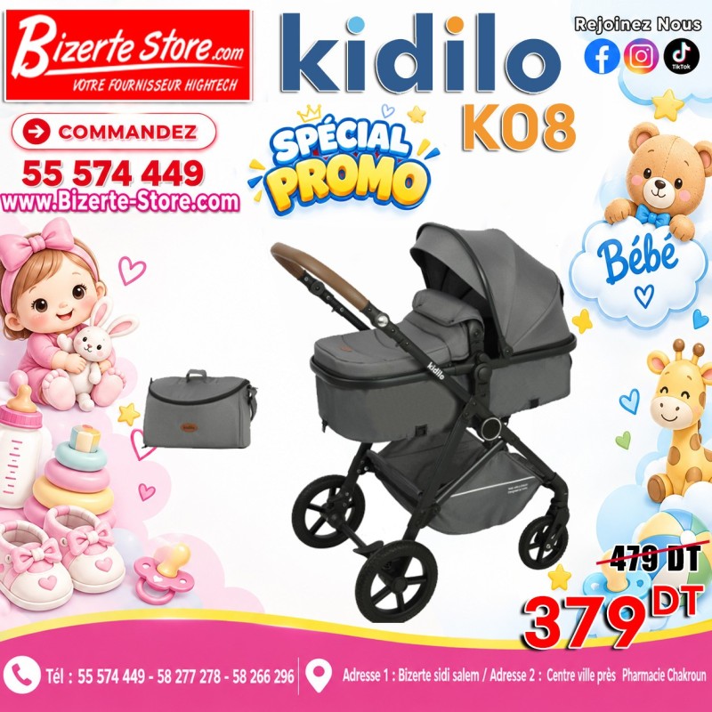 Poussette Landau Bébé Kidilo K08