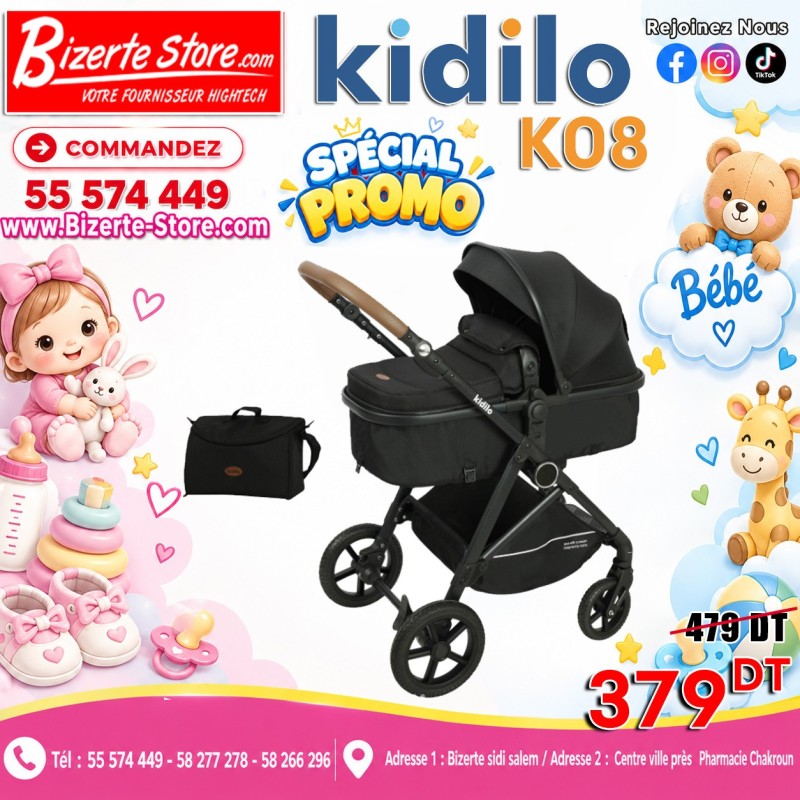 Poussette Landau Bébé Kidilo K08