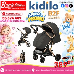 Poussette Bébé  Réversible Kidilo B2F