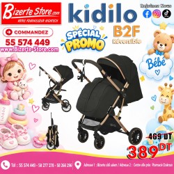 Poussette Bébé  Réversible Kidilo B2F