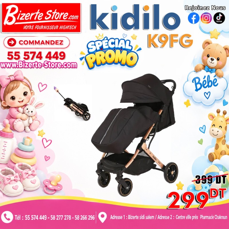 Poussette Bébé  Kidilo K9FG