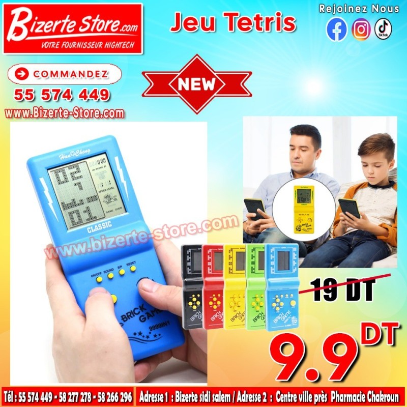 CONSOLE DE JEUX TETRIS BRICK GAME