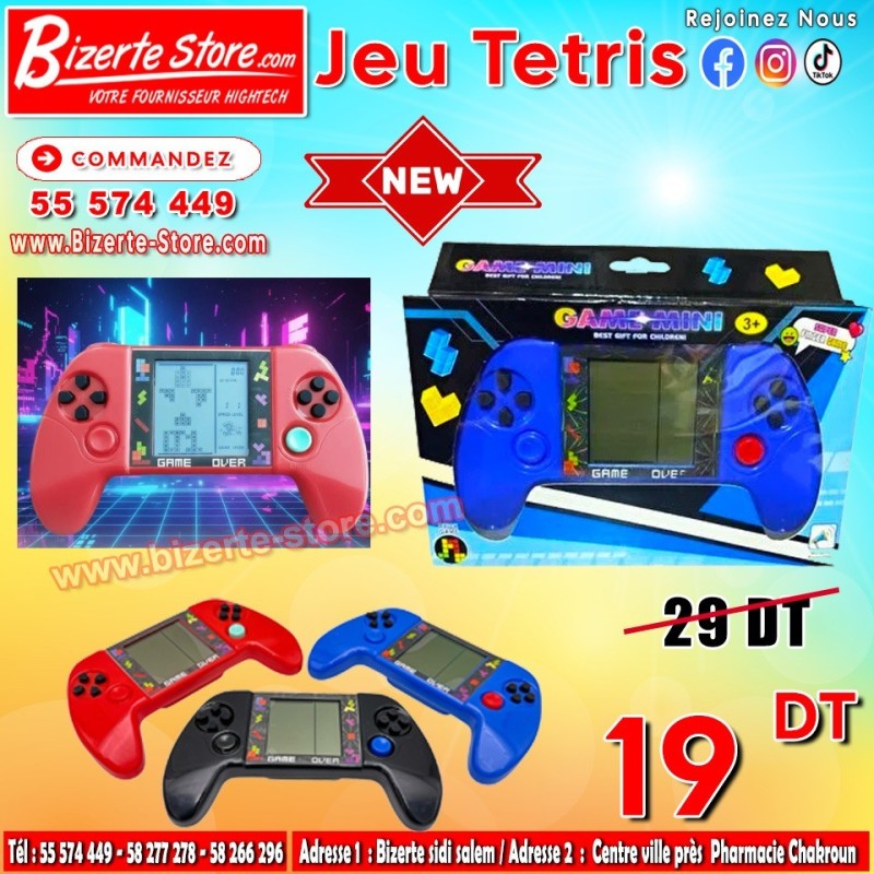 CONSOLE DE JEUX TETRIS