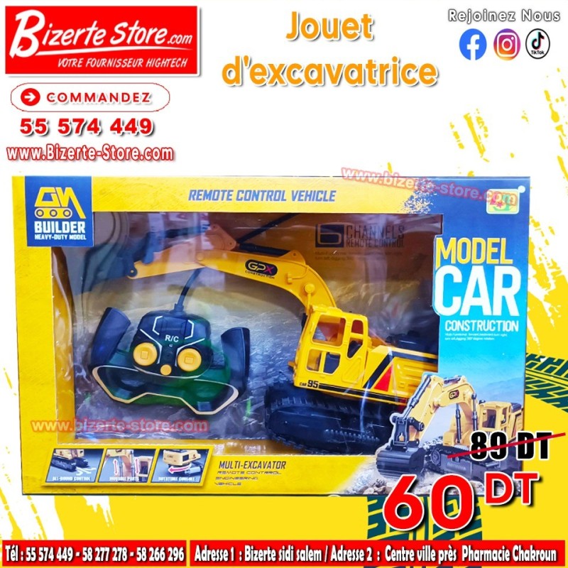 jouet excavatrice