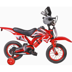 Bicyclette Taille 16 Moto-Cross Pour Enfant